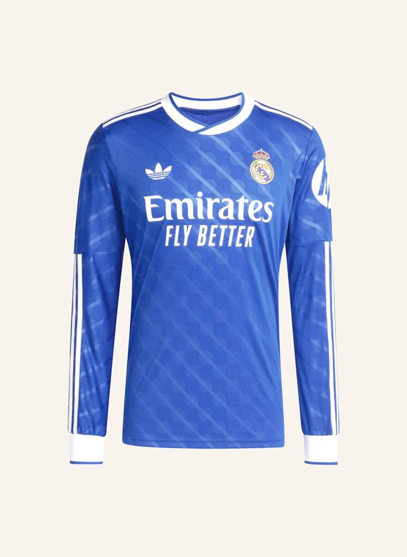 Adidas Real Madrid 25/26 Langärmeliges Ausweichtrikot blau von Adidas