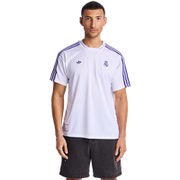 Adidas Real Madrid Herren T-Shirts - Weiß - Größe M - Poly Jersey von Adidas