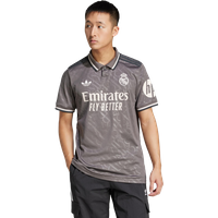 Adidas Real Madrid Herren Trikots/Replikate - Grau - Größe S - Poly Mesh von Adidas