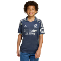 Adidas Real Madrid Kinder Trikots/Replikate - Blau - Größe 123 - 128 CM - Poly Mesh von Adidas