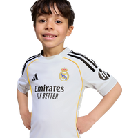 Adidas Real Madrid Kinder Trikots/Replikate - Weiß - Größe 111 - 116 CM - Poly Mesh von Adidas