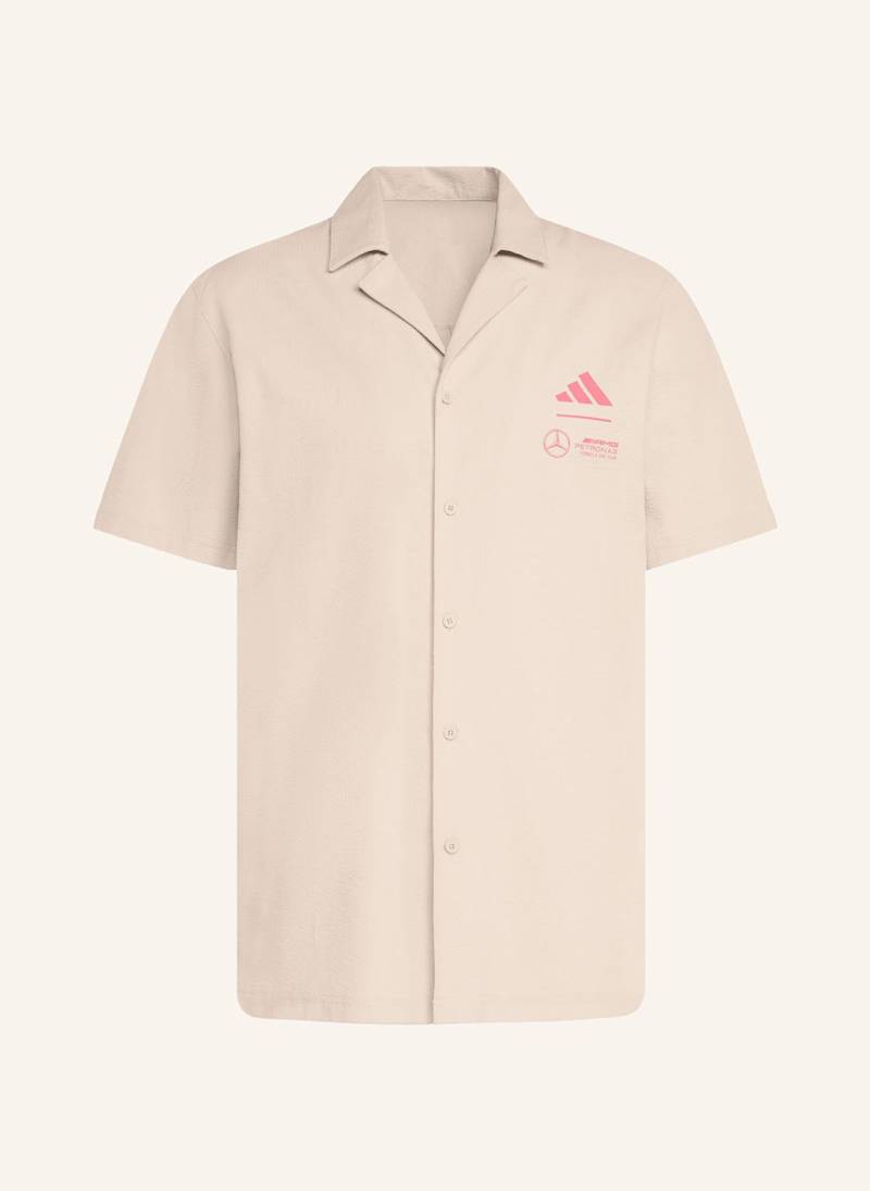 Adidas Resorthemd Mercedes - Amg Petronas Formula One Team Summer Loose Fit grau von Adidas