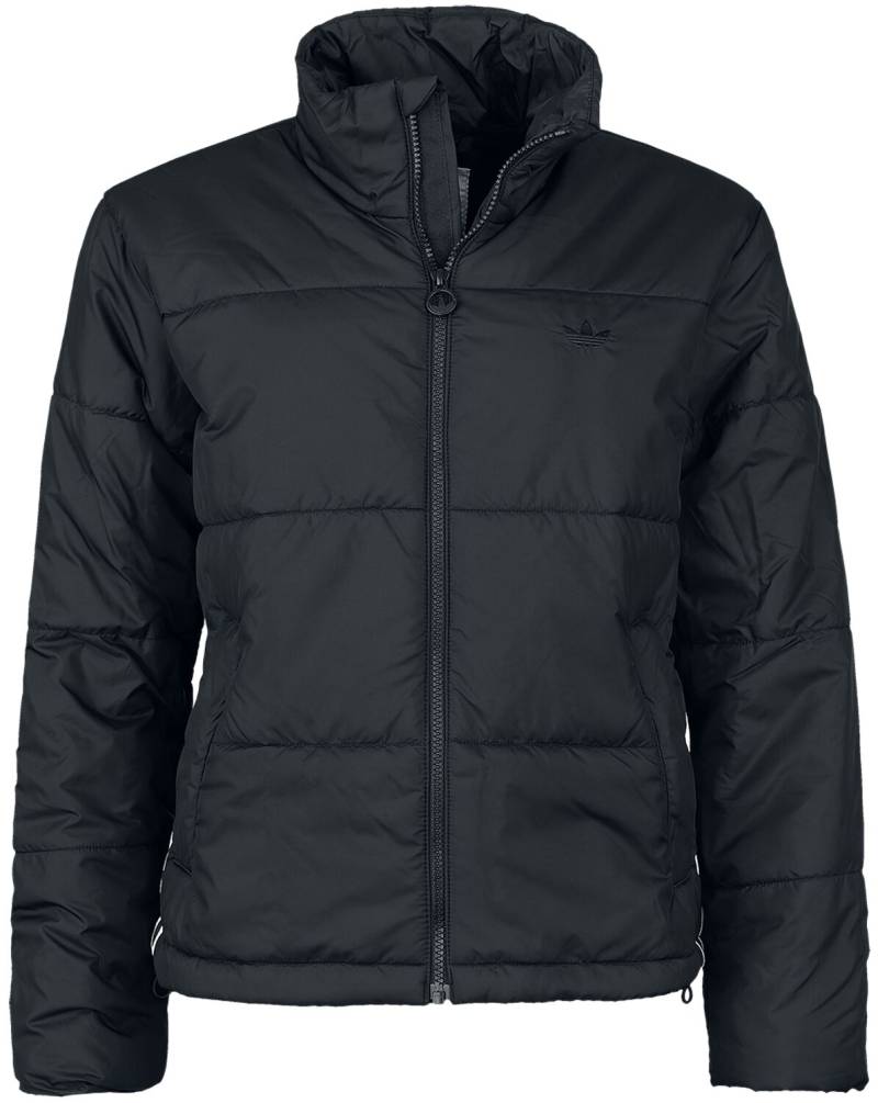 Adidas Short Puffer Übergangsjacke schwarz in XL von Adidas