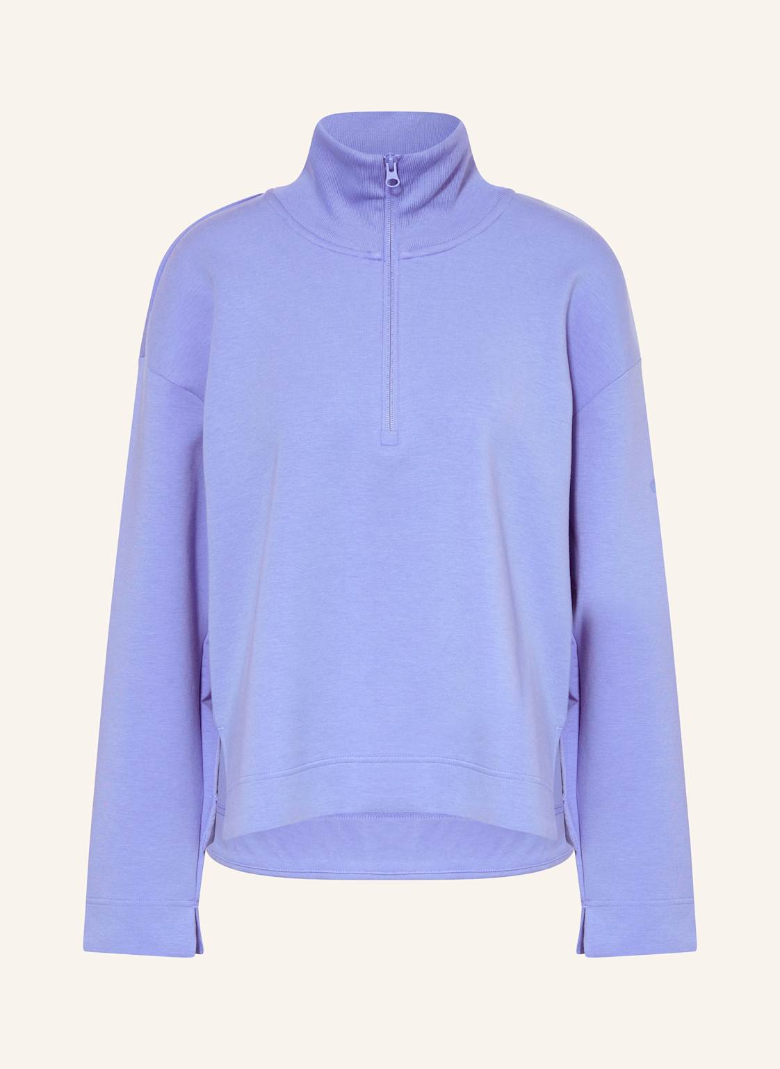 Adidas Troyer Soft Lux Quarter Zip blau von Adidas
