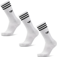 Adidas Solid Crew 3 Pack Unisex Socken - Weiß - Größe 43-45 von Adidas