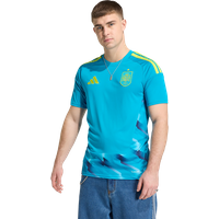 Adidas Spain 26 Home Replica Goalkeeper Jersey Herren Trikots/Replikate - Blau - Größe M - Poly Mesh von Adidas