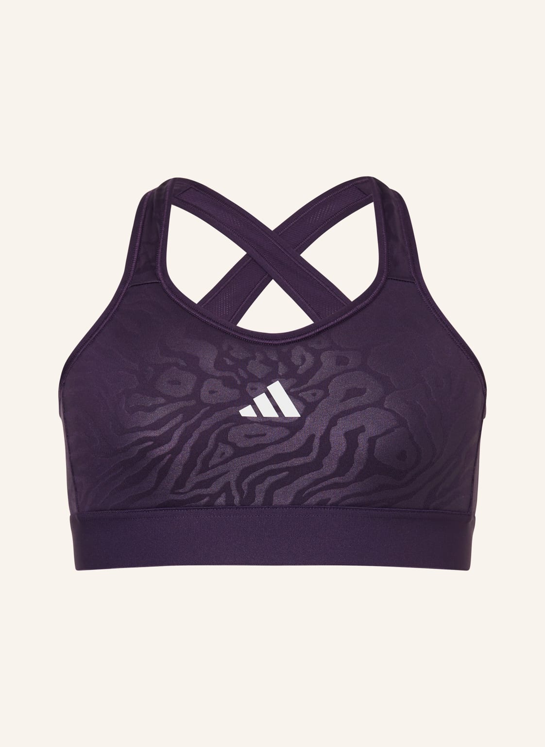 Adidas Sport-Bh All Sports Mit Mesh lila von Adidas