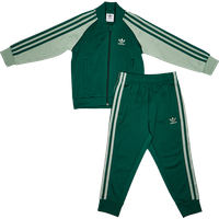 Adidas Superstar Kinder Trainingsanzüge - Grün - Größe 99 - 104 CM - Poly Tricot von Adidas
