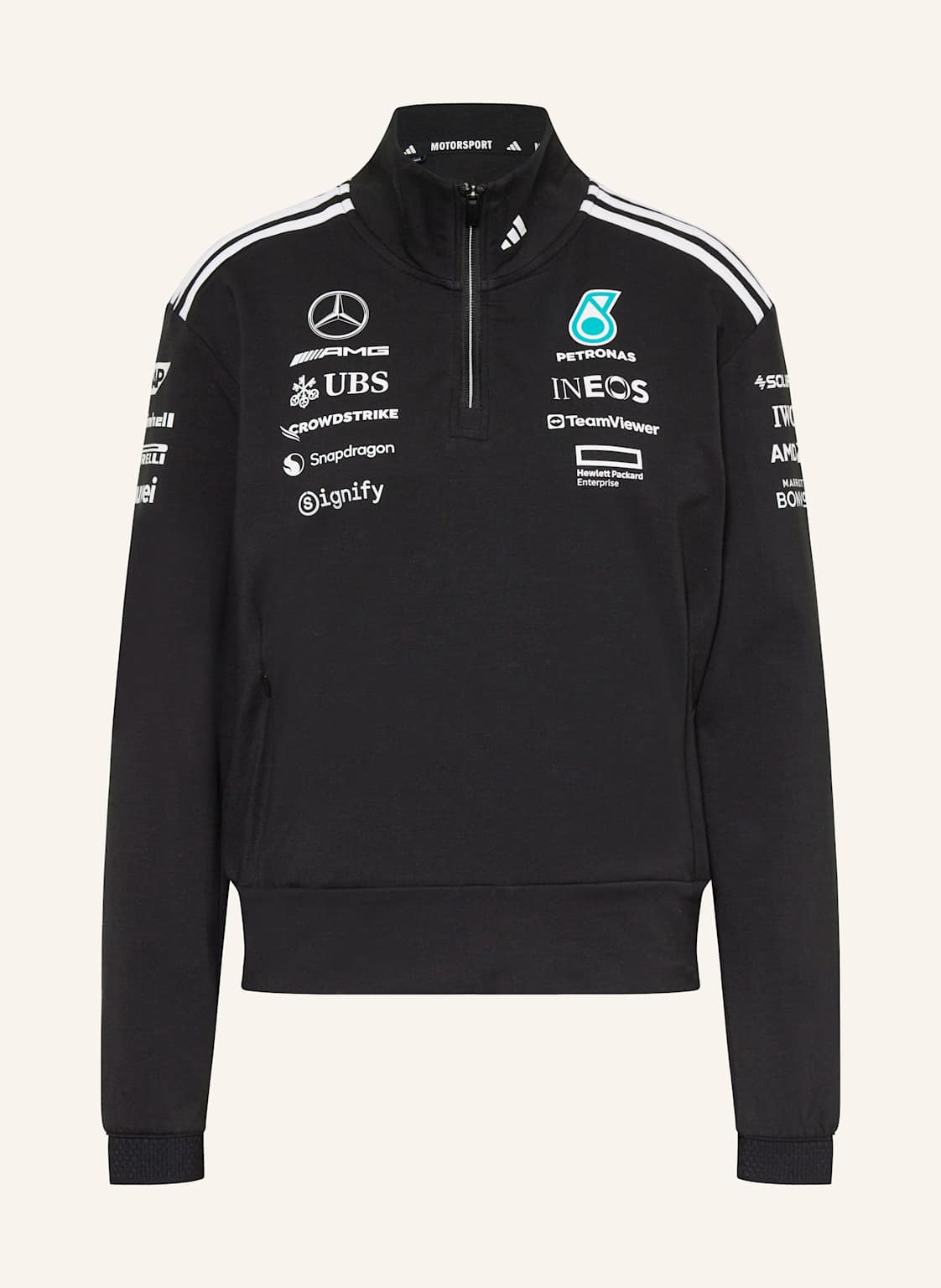 Adidas Sweat-Troyer Mercedes - Amg Petronas Formula One Team schwarz von Adidas