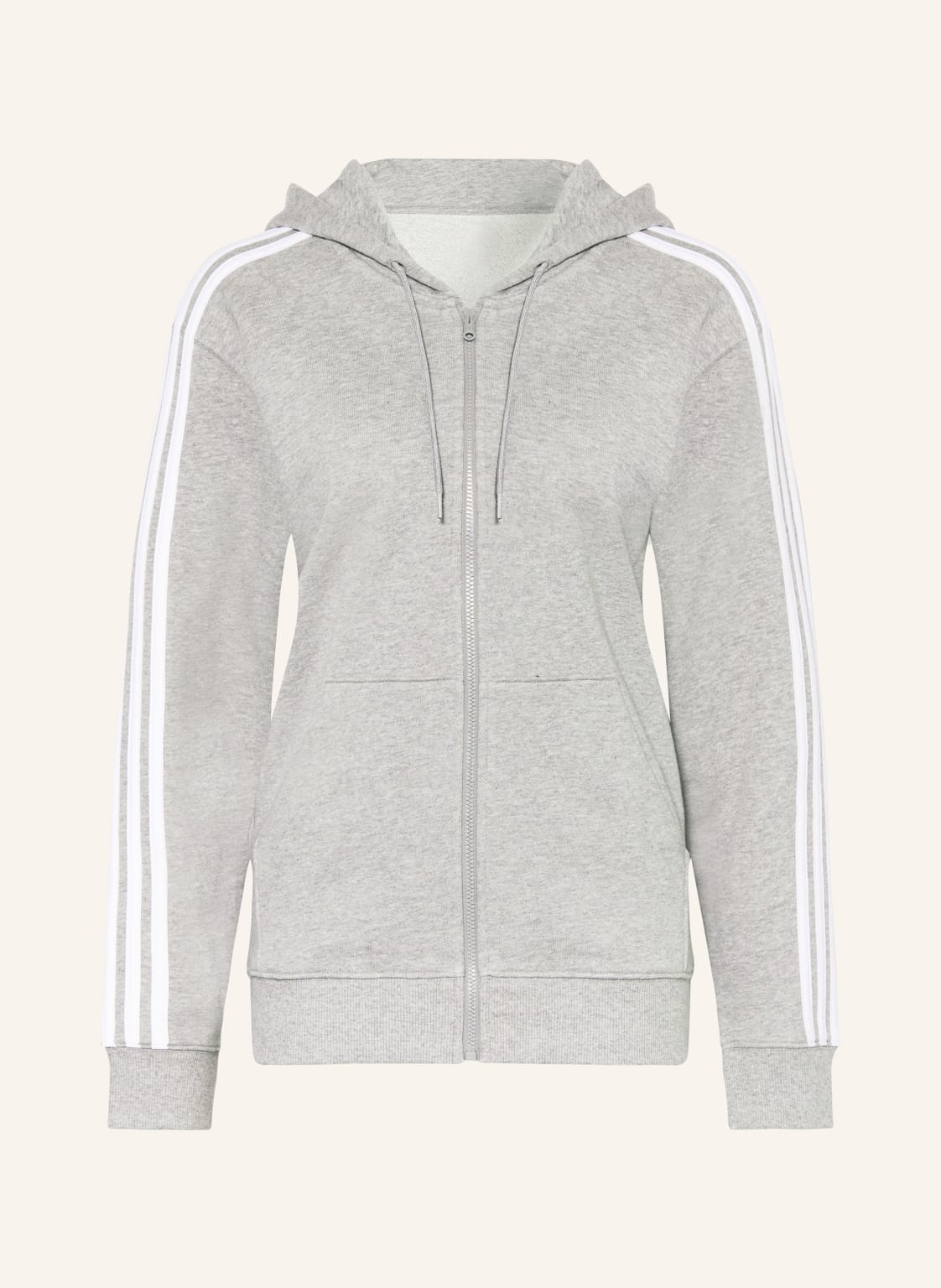 Adidas Sweatjacke Essentials grau von Adidas