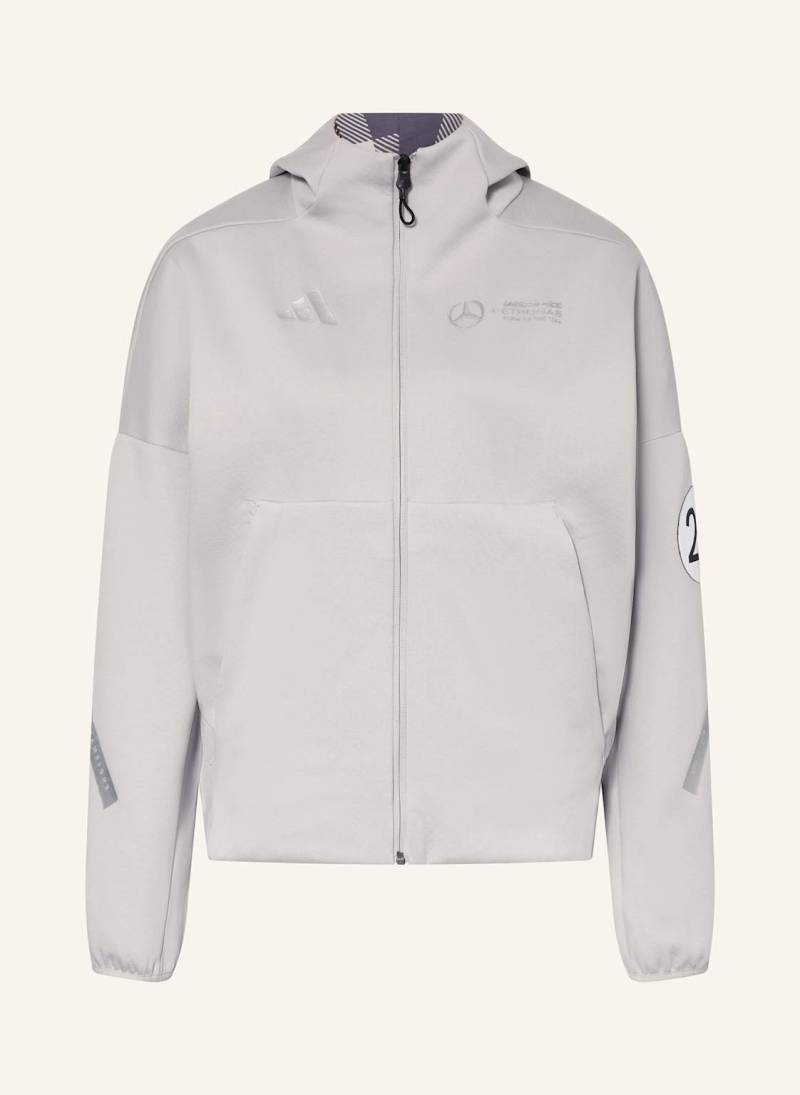 Adidas Sweatjacke Mercedes - Amg Petronas Formula One Team Silver Arrows grau von Adidas