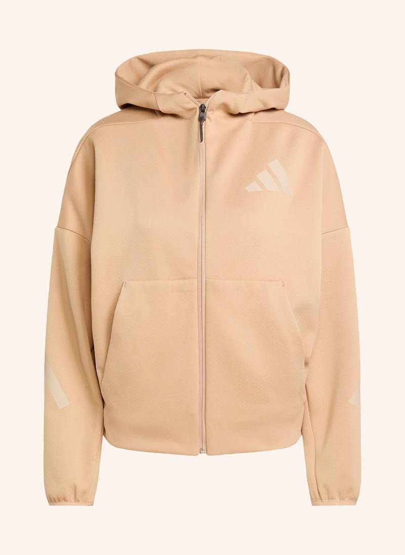 Adidas Sweatjacke Z.N.E. Full Zip beige von Adidas