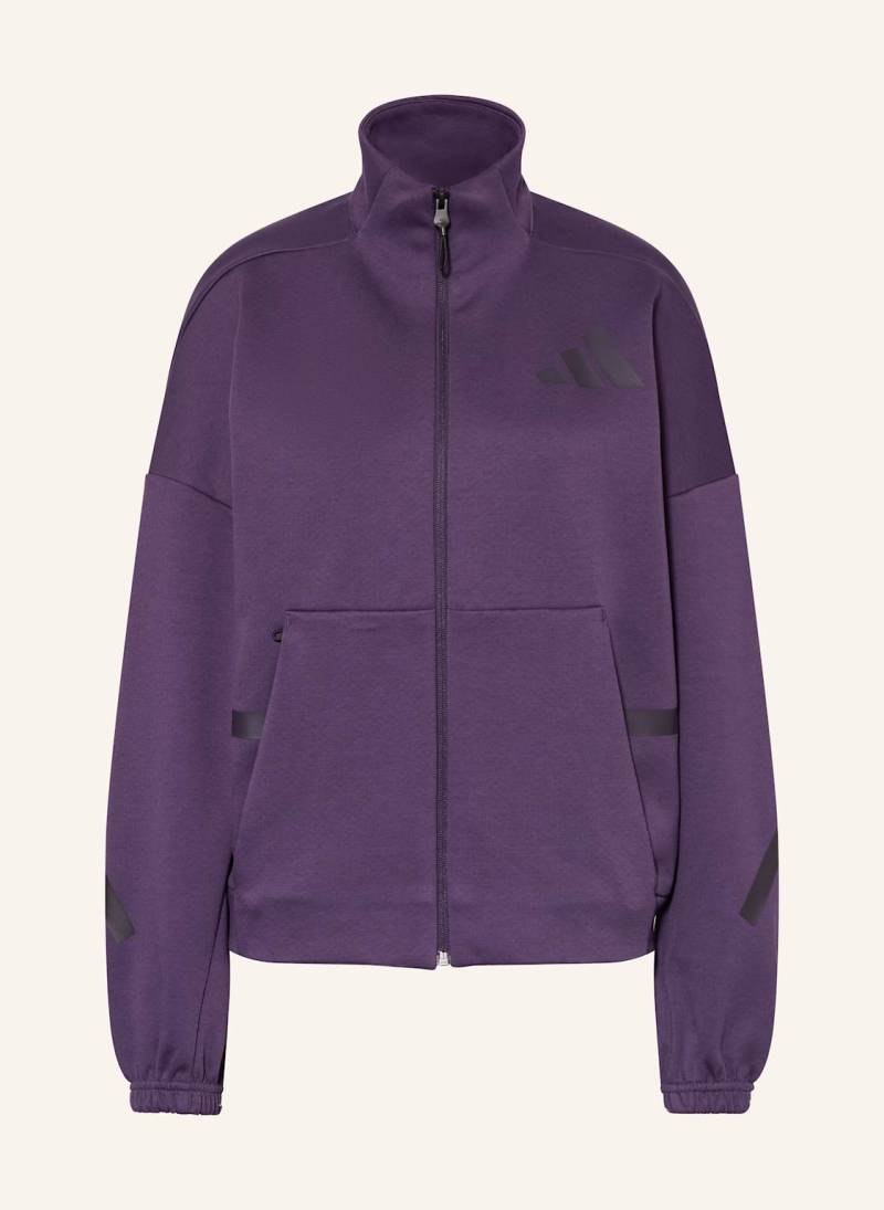 Adidas Sweatjacke Z.N.E. Tracktop lila von Adidas
