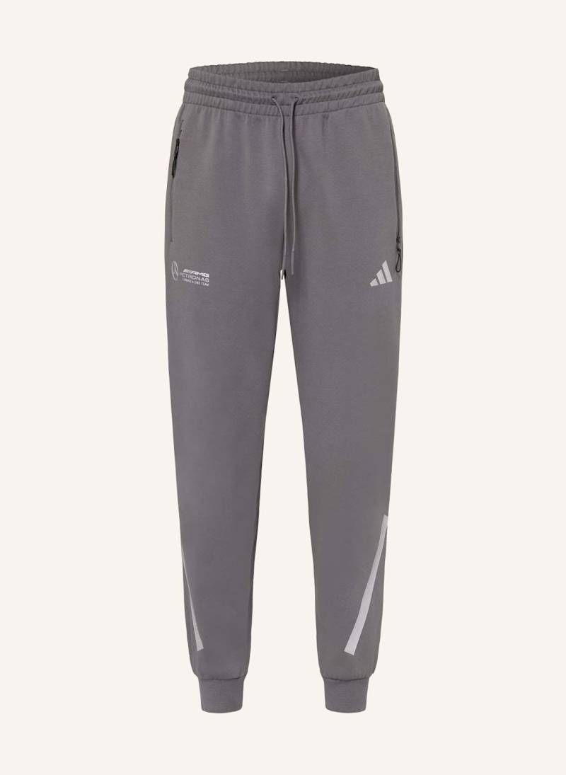 Adidas Sweatpants Mercedes - Amg Petronas Formula One Team Silver Arrows grau von Adidas