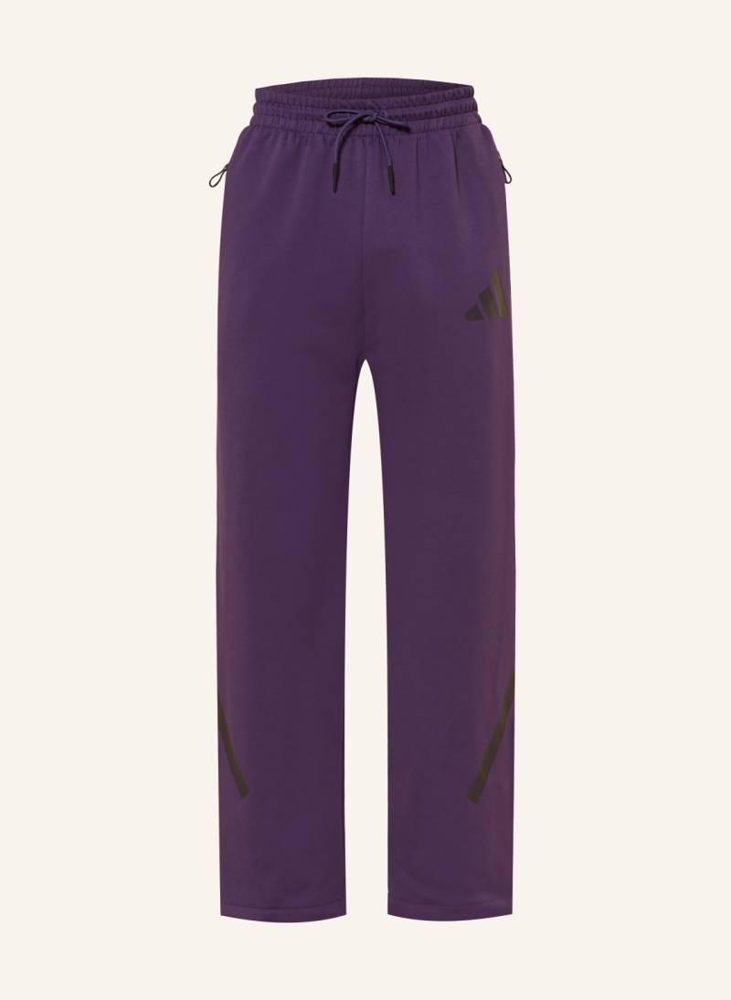 Adidas Sweatpants Z.N.E. Open Pant lila von Adidas