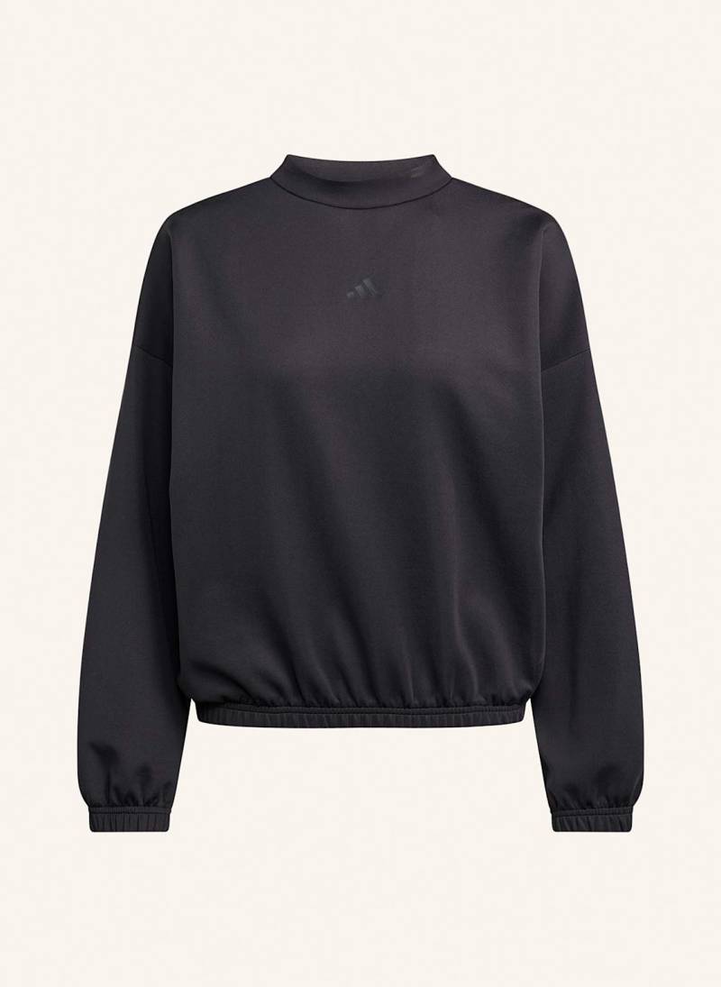 Adidas Sweatshirt Motion Essentials Cover Up schwarz von Adidas