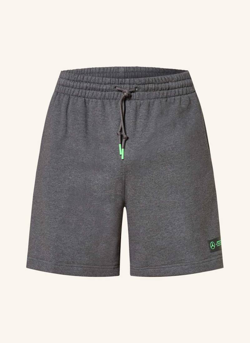 Adidas Sweatshorts Mercedes - Amg Petronas Formula One 1 Team Premium grau von Adidas