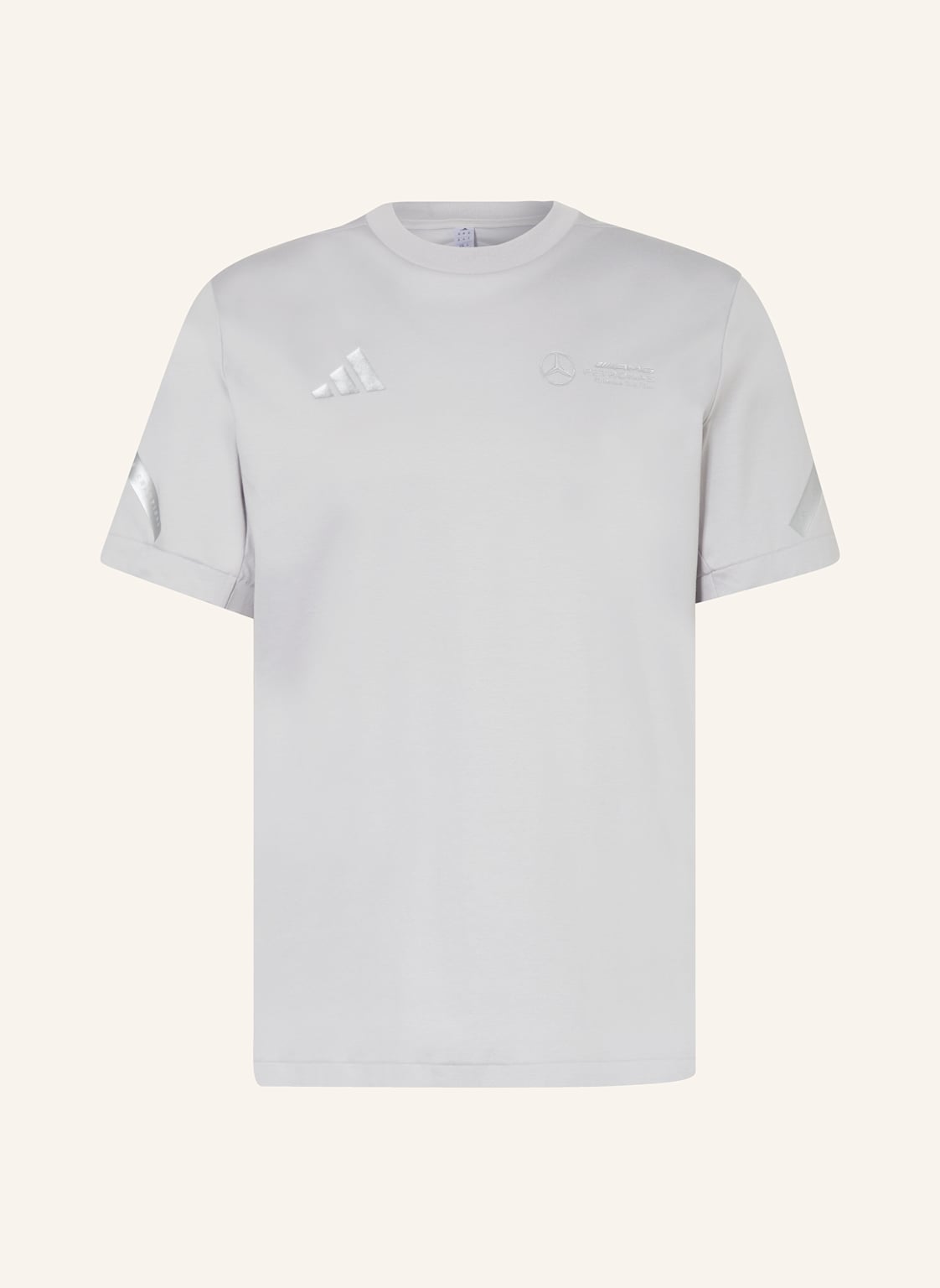 Adidas T-Shirt Mercedes - Amg Petronas Formula One Team Silver Arrows grau von Adidas