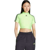 Adidas Teamgeist Adicolor Damen T-Shirts - Grün - Größe 44 - Poly Mesh von Adidas