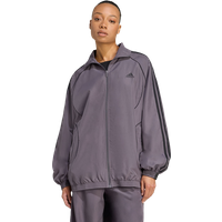 Adidas Teamgeist Adicolor Oversized Track Top Damen Trainingsoberteile - Grau - Größe 40 - Poly Mesh von Adidas