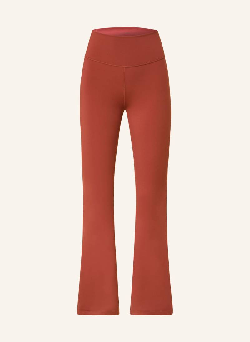 Adidas Tights All Me Flare rot von Adidas