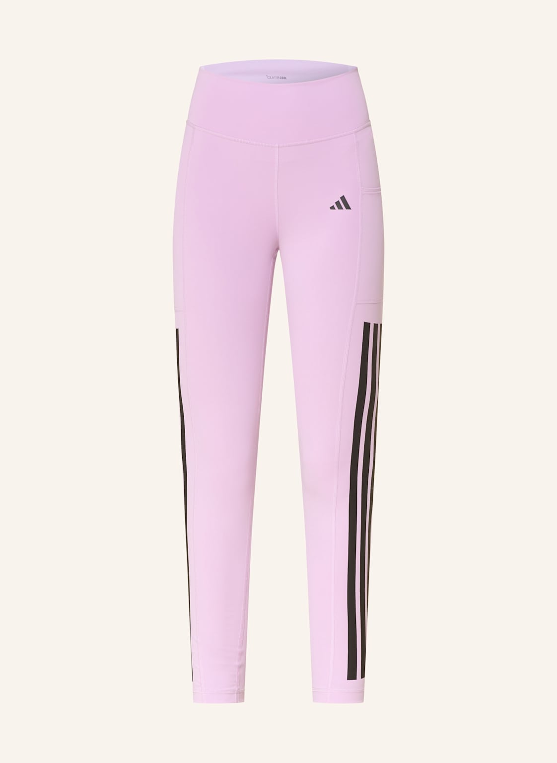 Adidas Tights Optime 3-Stripes lila von Adidas