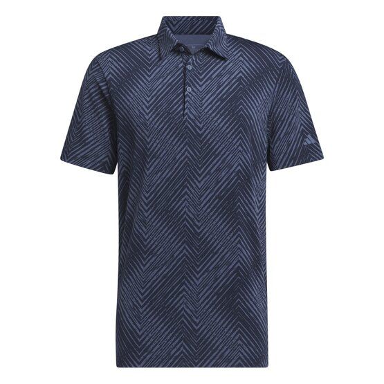 adidas Ultimate365 Allover Print Halbarm Polo navy von Adidas