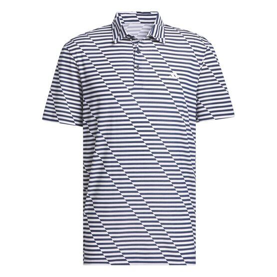 Adidas Ultimate365 Mesh Print Halbarm Polo navy von Adidas