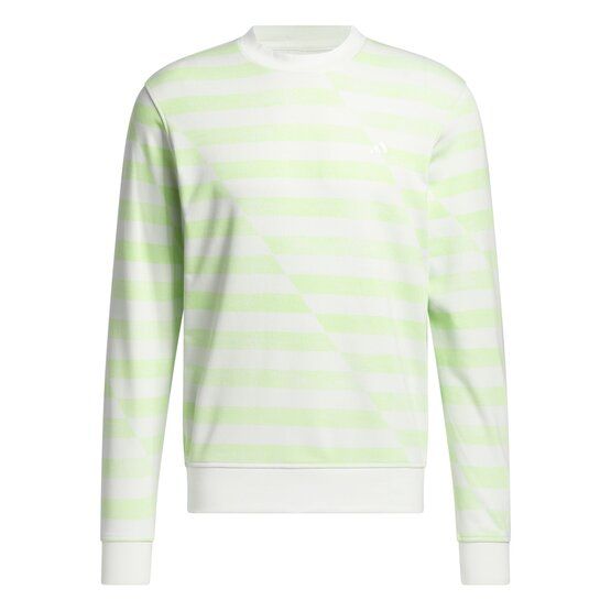 Adidas Ultimate365 Printed Crewneck Sweatshirt Stretch Midlayer hellgrün von Adidas