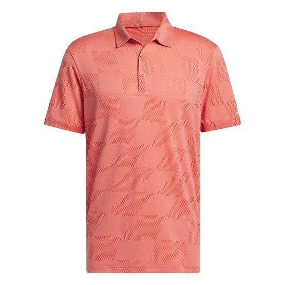 Adidas Ultimate365 Textured Halbarm Polo rot von Adidas