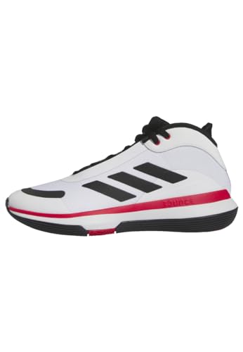 Adidas Unisex Bounce Legends Shoes-Low (Non Football), FTWR White/Core Black/Better Scarlet, 44 EU von adidas