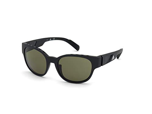 Adidas Unisex-Erwachsene SP0009 Sonnenbrille, Matte Black/Green, 55 Adidas Unisex-Erwachsene SP0009 Sonnenbrille, Matte Black/Green, 55 von adidas