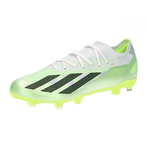 Adidas Unisex X Crazyfast.2 Fg Football Shoes (Firm Ground), FTWR White/Core Black/Lucid Lemon, 45 1/3 EU von adidas
