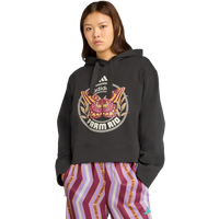 Adidas X Farm Hoodie Damen Kapuzenpullover - Schwarz - Größe 40 - Baumwoll-Jersey von Adidas