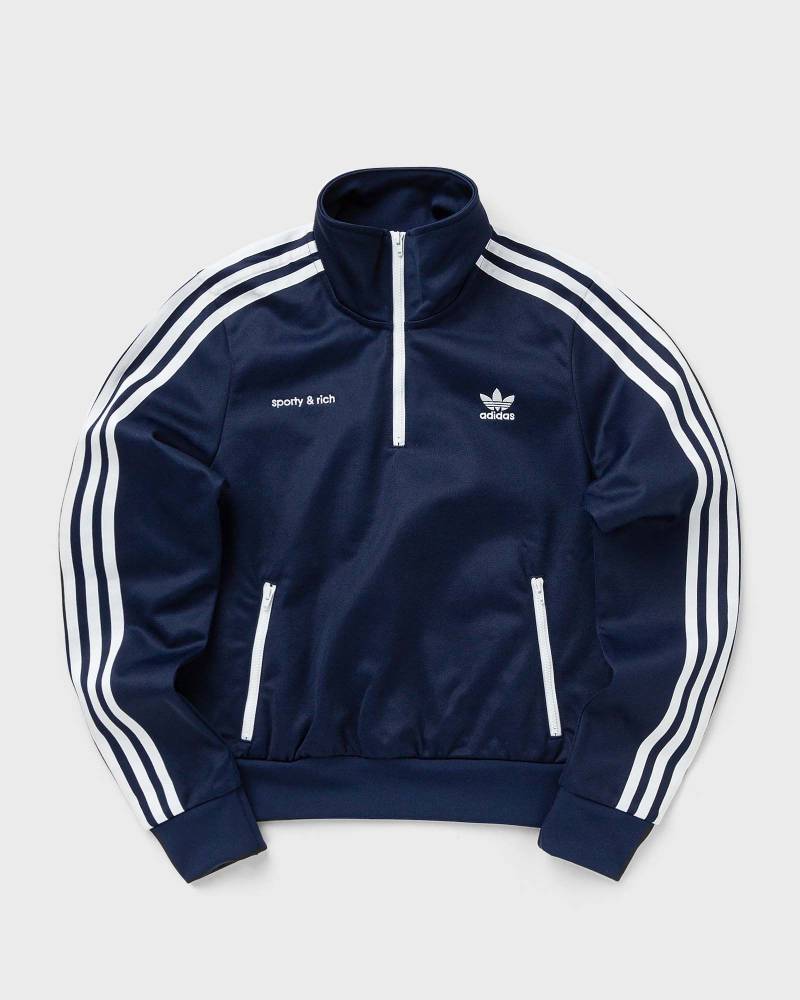 Adidas X Sporty&Rich Track Top women Half-Zips blue in Größe:XS Adidas X Sporty&Rich Track Top women Half-Zips blue in Größe:XS von Adidas