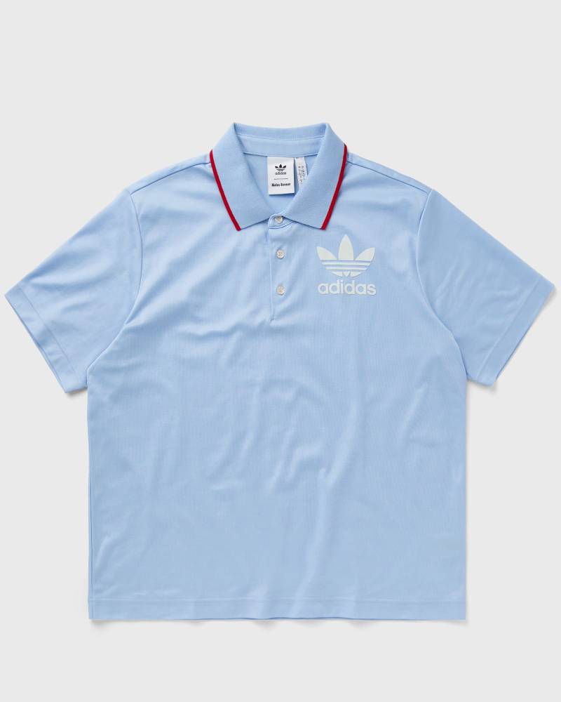 Adidas X Wales Bonner S/S POLO men Polos blue in Größe:S von Adidas