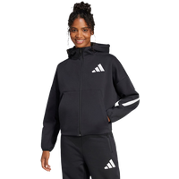 Adidas Z.n.e. Damen Kapuzenpullover - Schwarz - Größe: 38 - Poly Mesh - Foot Locker von Adidas