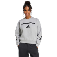 Adidas Z.n.e. Damen Sweatshirts - Grau - Größe: 40 - Poly Mesh - Foot Locker von Adidas