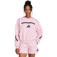 Adidas Z.n.e. Damen Sweatshirts - Rosa - Größe: 40 - Poly Mesh - Foot Locker von Adidas