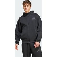 Adidas Z.n.e. Full-zip Hooded Track Herren Jacken - Schwarz - Größe XL - Poly Mesh von Adidas