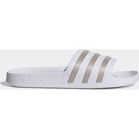 Adidas adilette Damen Flip-Flops und Sandalen - Weiß - Größe 37 1/3 - Netz/Synthetik von Adidas