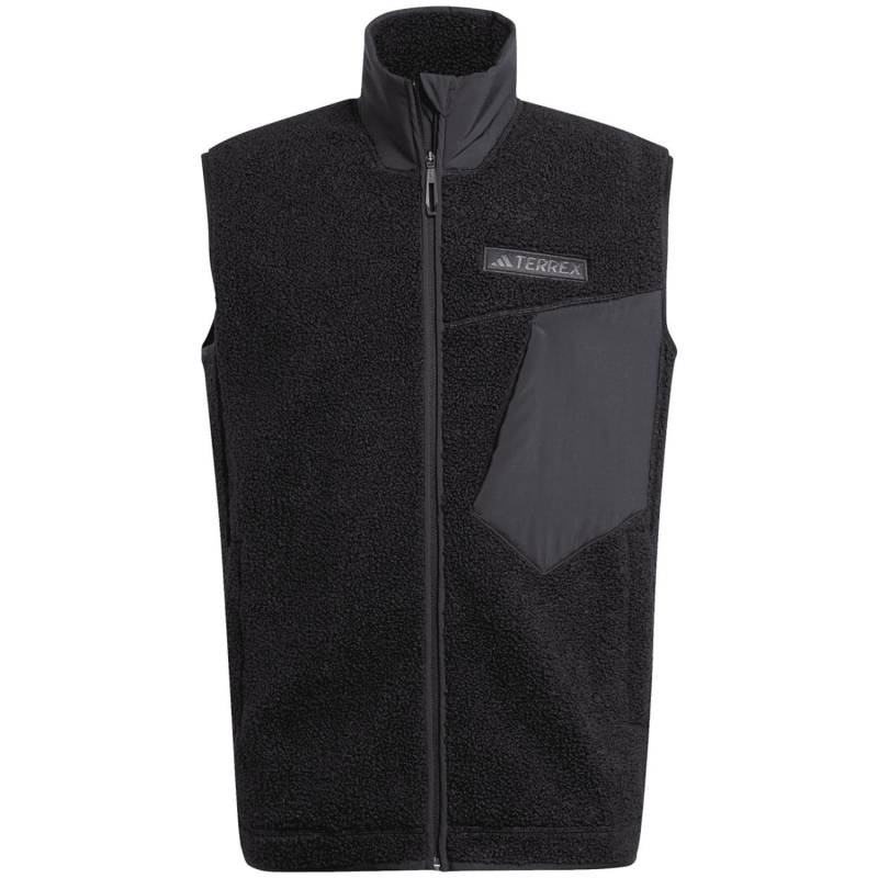 Terrex Xploric High Pile Fleece Vest Schwarz - Gr. - XL von Adidas