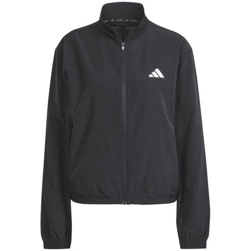 Train Essentials 3-Streifen Woven Warm-Up Jacke Schwarz - Gr. - L von Adidas