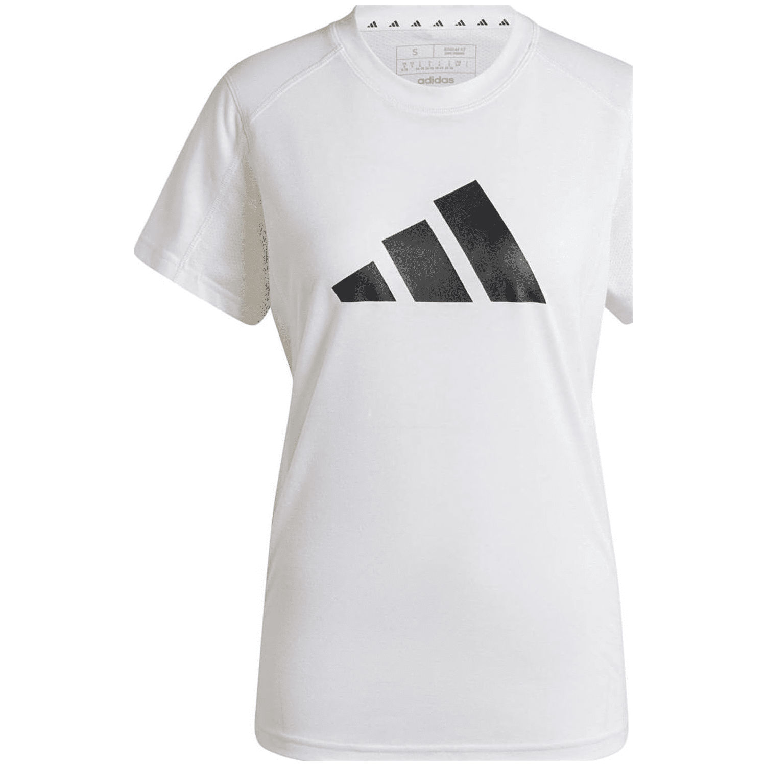 Train Essentials Big Performance Logo Training T-Shirt Weiß - Gr. - S von Adidas