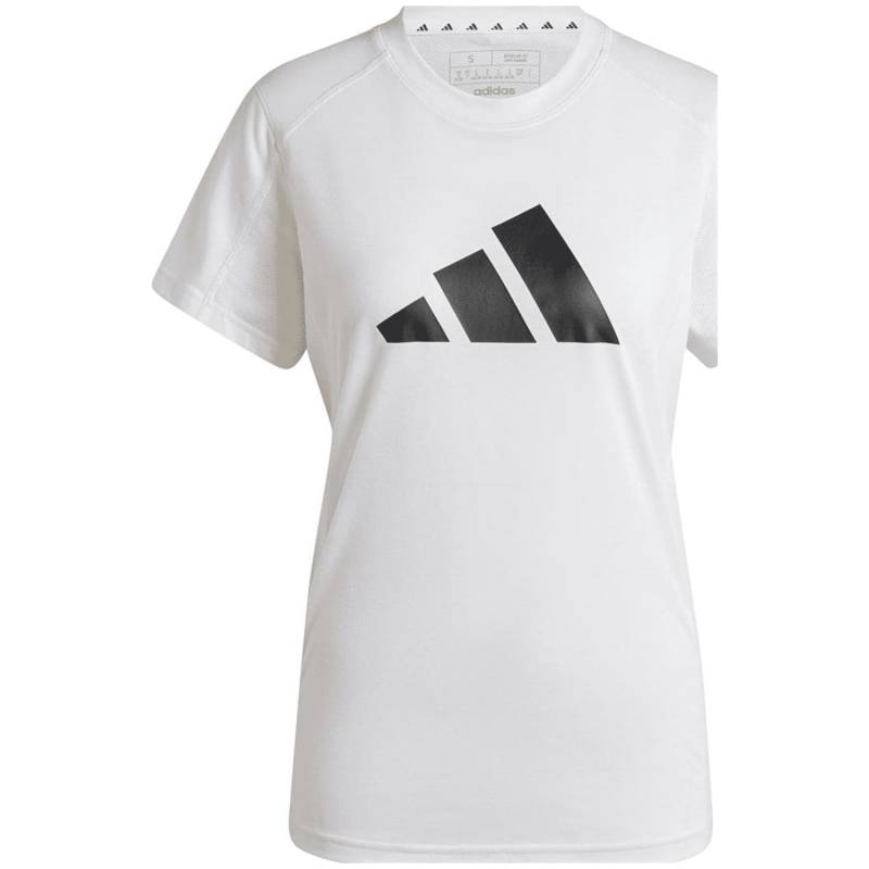 Train Essentials Big Performance Logo Training T-Shirt Weiß - Gr. - S von Adidas