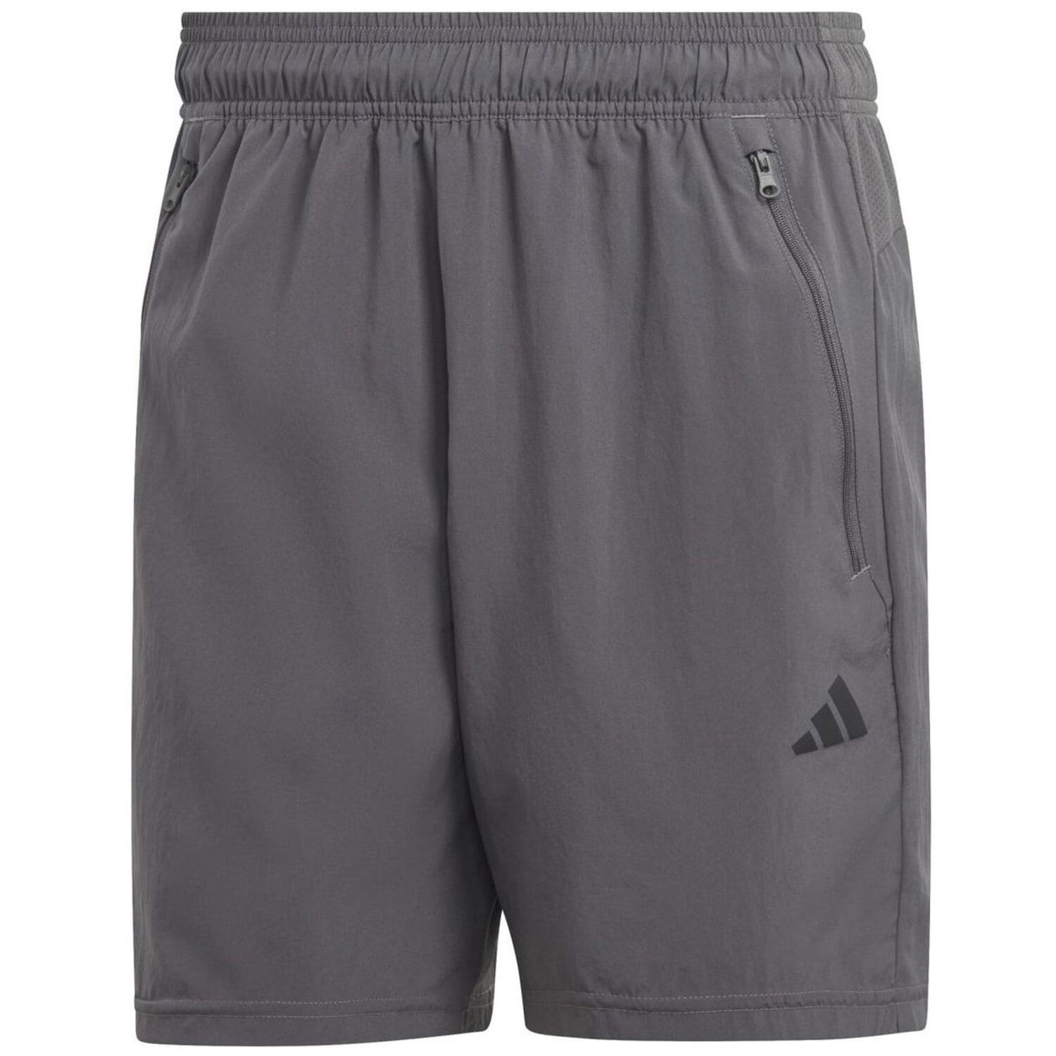 Train Essentials Woven Training Shorts 7inch Grau von Adidas