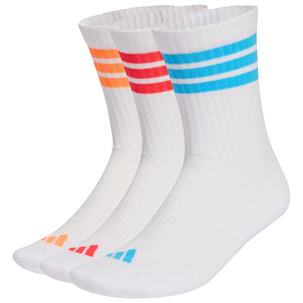 adidas - 3-Stripes Essential Concept Crew 3-Pack - Multifunktionssocken Gr 37-39 weiß von Adidas