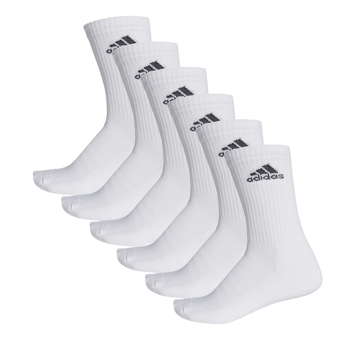 adidas CUSHIONED CREW Tennissocken Sportsocken Damen Herren Unisex 6 Paar von Adidas