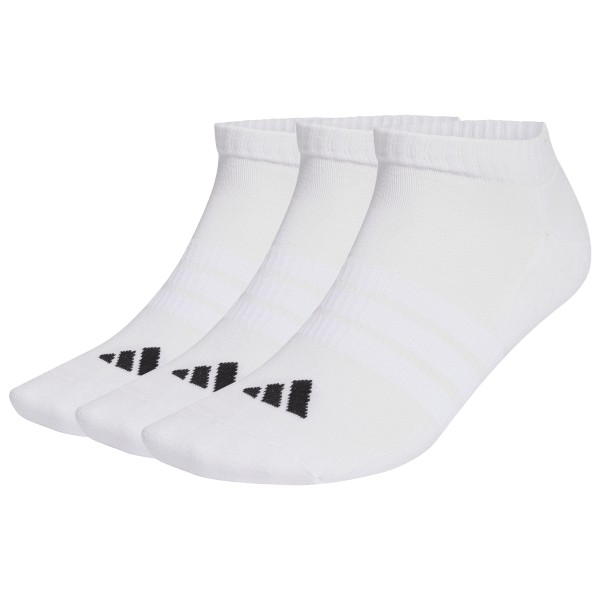adidas - Cushioned Essential Low Cut 3-Pack - Multifunktionssocken Gr 43-45 weiß von Adidas