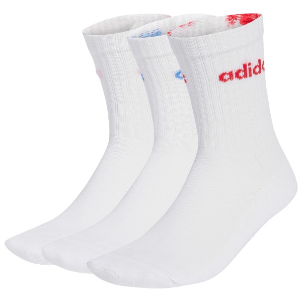 adidas - Cushioned Linear Crew 3-Pack - Multifunktionssocken Gr 37-39 weiß von Adidas